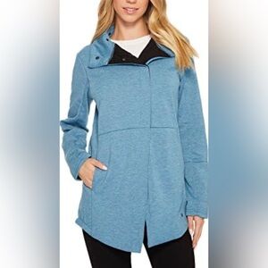 Like New Hurley Winchester Asymmetrical Fleece with Detachable Hood